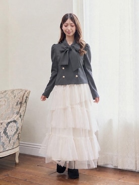 𝑬𝒓𝒊𝒓𝒊𝒏さん(レディース・153cm)の秋コーディネート