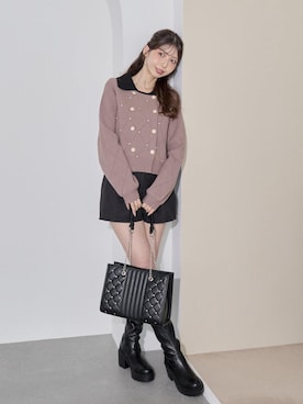 𝑬𝒓𝒊𝒓𝒊𝒏さん(レディース・153cm)の秋コーディネート