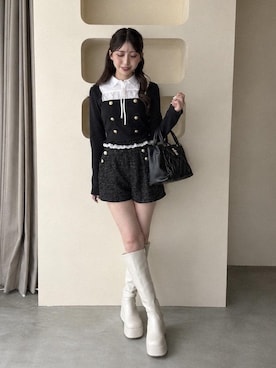 𝑬𝒓𝒊𝒓𝒊𝒏さん(レディース・153cm)の秋コーディネート