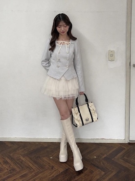 𝑬𝒓𝒊𝒓𝒊𝒏さん(レディース・153cm)の秋コーディネート