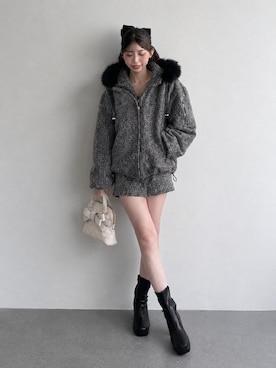 𝑬𝒓𝒊𝒓𝒊𝒏さん(レディース・153cm)の秋コーディネート