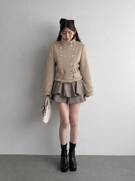 𝑬𝒓𝒊𝒓𝒊𝒏さん(レディース・153cm)の秋コーディネート