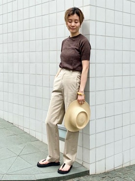 Sunaga_TOMORROWLANDさん（レディース・162cm）の冬コーディネート