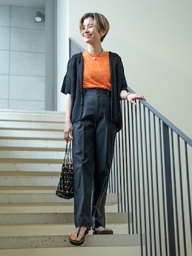 Sunaga_TOMORROWLANDさん（レディース・162cm）の冬コーディネート