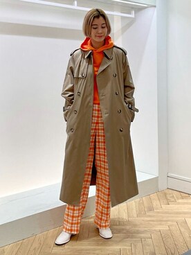 MACPHEE(マカフィー)のトレンチコートを使った人気ファッション