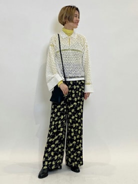 「コットンレース」｜Sunaga_TOMORROWLANDさん（レディース・162cm）の夏コーディネート