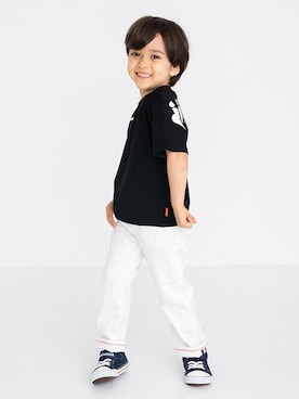 「MIKI HOUSE（ミキハウス）のアイテム（パンツ）」を使った、ミキハウス担当者２さん（キッズ・103cm）の春コーディネート