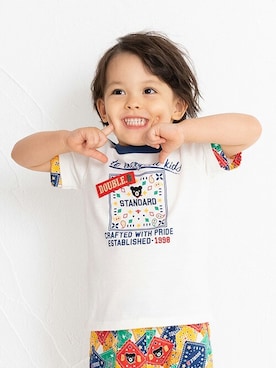 「カラー×コーデ」｜ミキハウス担当者２さん（キッズ・99cm）の夏コーディネート