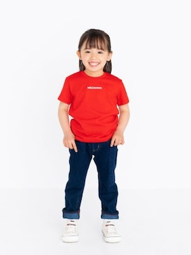 「MIKI HOUSE（ミキハウス）のアイテム（パンツ）」を使った、ミキハウス担当者２さん（キッズ・102cm）の夏コーディネート