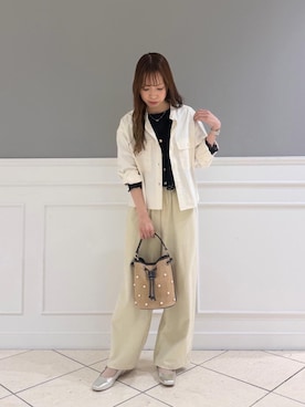 𝒌𝒖𝒓𝒖𝒎𝒊さん（レディース・160cm）の春コーディネート