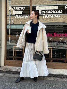 「urs」｜「アイテム（ブーツ）」を使った、ur'sさん（レディース・162cm）の冬コーディネート
