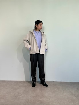「urs」｜「アイテム（ブーツ）」を使った、ur'sさん（レディース・158cm）の冬コーディネート