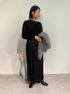 「urs」｜「アイテム（ブーツ）」を使った、ur'sさん（レディース・158cm）の冬コーディネート