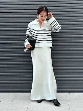 「urs」｜「アイテム（ブーツ）」を使った、ur'sさん（レディース・153cm）の冬コーディネート