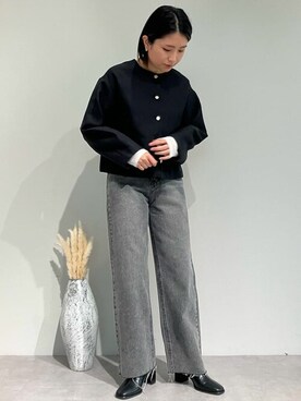 「urs」｜「アイテム（ブーツ）」を使った、ur'sさん（レディース・158cm）の冬コーディネート