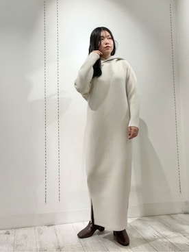 「urs」｜「アイテム（ブーツ）」を使った、ur'sさん（レディース・153cm）の冬コーディネート