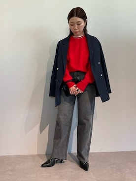 「urs」｜「アイテム（ブーツ）」を使った、ur'sさん（レディース・153cm）の冬コーディネート