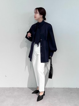 「UR'S（ユアーズ）のアイテム（ベスト）」を使った、ur'sさん（レディース・153cm）の冬コーディネート