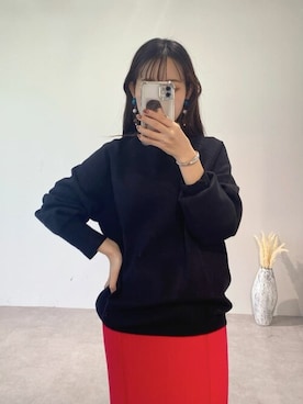「urs」｜「アイテム（アクセサリー）」を使った、ur'sさん（レディース・159cm）の冬コーディネート