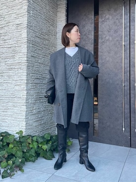 「urs」｜「アイテム（アクセサリー）」を使った、ur'sさん（レディース・153cm）の冬コーディネート