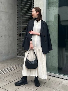 「urs」｜「アイテム（アクセサリー）」を使った、ur'sさん（レディース・162cm）の冬コーディネート