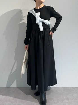 「urs」｜「アイテム（ブーツ）」を使った、ur'sさん（レディース・157cm）の冬コーディネート