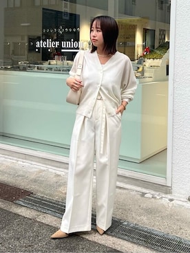 「urs」｜「アイテム（アクセサリー）」を使った、ur'sさん（レディース・153cm）の冬コーディネート