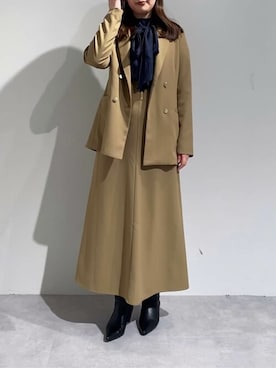 「urs」｜「アイテム（ブーツ）」を使った、ur'sさん（レディース・166cm）の冬コーディネート