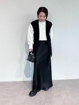 「urs」｜「アイテム（アクセサリー）」を使った、ur'sさん（レディース・153cm）の春コーディネート