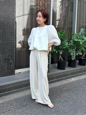 「UR'S（ユアーズ）のアイテム（ショルダーバッグ）」を使った、ur'sさん（レディース・153cm）の春コーディネート