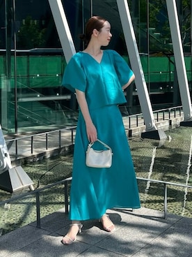 「UR'S（ユアーズ）のアイテム（ショルダーバッグ）」を使った、ur'sさん（レディース・162cm）の春コーディネート