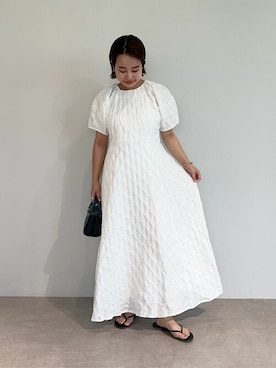「urs」｜「アイテム（ワンピース/ドレス）」を使った、ur'sさん（レディース・153cm）の春コーディネート