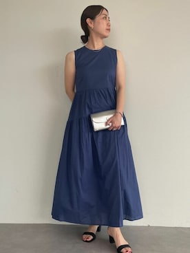 「urs」｜「アイテム（ワンピース/ドレス）」を使った、ur'sさん（レディース・153cm）の春コーディネート