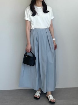 「UR'S（ユアーズ）のアイテム（ショルダーバッグ）」を使った、ur'sさん（レディース・167cm）の春コーディネート
