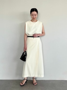 「UR'S（ユアーズ）のアイテム（ショルダーバッグ）」を使った、ur'sさん（レディース・162cm）の春コーディネート