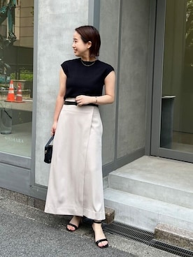 「UR'S（ユアーズ）のアイテム（ショルダーバッグ）」を使った、ur'sさん（レディース・153cm）の春コーディネート