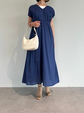 「urs」｜「アイテム（ワンピース/ドレス）」を使った、ur'sさん（レディース・169cm）の春コーディネート
