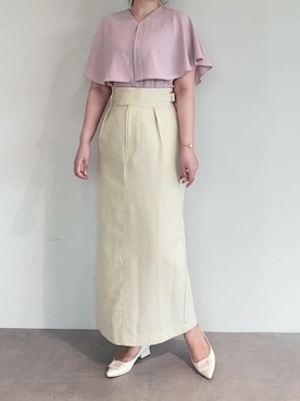「urs」｜「アイテム（パンプス）」を使った、ur'sさん（レディース・166cm）の夏コーディネート