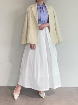 「urs」｜「アイテム（ジャケット/アウター）」を使った、ur'sさん（レディース・166cm）の夏コーディネート