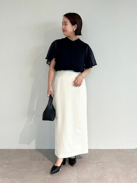 「urs」｜「アイテム（パンプス）」を使った、ur'sさん（レディース・153cm）の夏コーディネート
