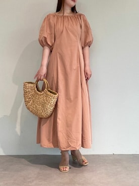 「urs」｜「アイテム（ワンピース/ドレス）」を使った、ur'sさん（レディース・166cm）の夏コーディネート