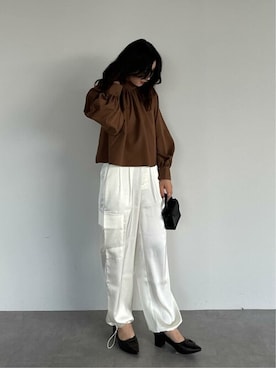 「urs」｜「アイテム（パンプス）」を使った、ur'sさん（レディース・157cm）の夏コーディネート