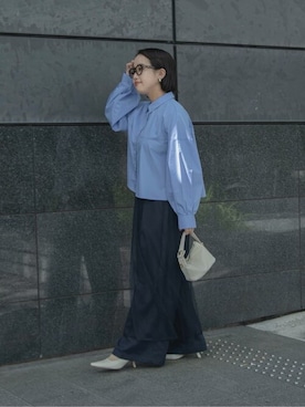 「urs」｜「アイテム（パンプス）」を使った、ur'sさん（レディース・153cm）の夏コーディネート