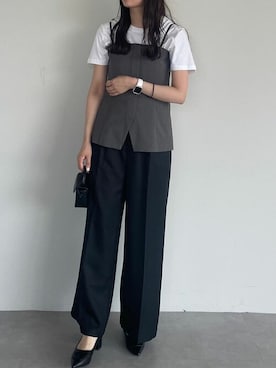 「urs」｜「アイテム（パンプス）」を使った、ur'sさん（レディース・167cm）の夏コーディネート