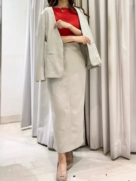 「urs」｜「アイテム（ジャケット/アウター）」を使った、ur'sさん（レディース・164cm）の夏コーディネート