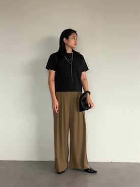 「urs」｜「アイテム（パンプス）」を使った、ur'sさん（レディース・158cm）の秋コーディネート
