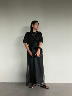 「urs」｜「アイテム（アクセサリー）」を使った、ur'sさん（レディース・158cm）の秋コーディネート