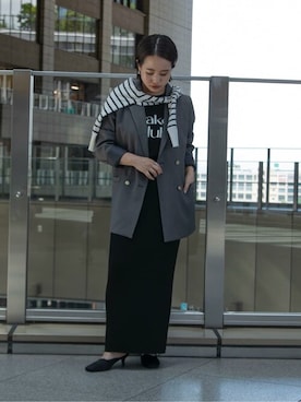 「urs」｜「アイテム（ジャケット/アウター）」を使った、ur'sさん（レディース・153cm）の秋コーディネート