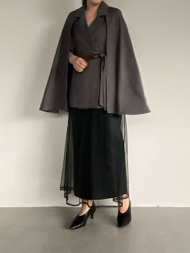 「urs」｜「アイテム（ジャケット/アウター）」を使った、ur'sさん（レディース・166cm）の秋コーディネート