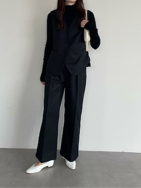 「urs」｜「アイテム（パンプス）」を使った、ur'sさん（レディース・167cm）の秋コーディネート